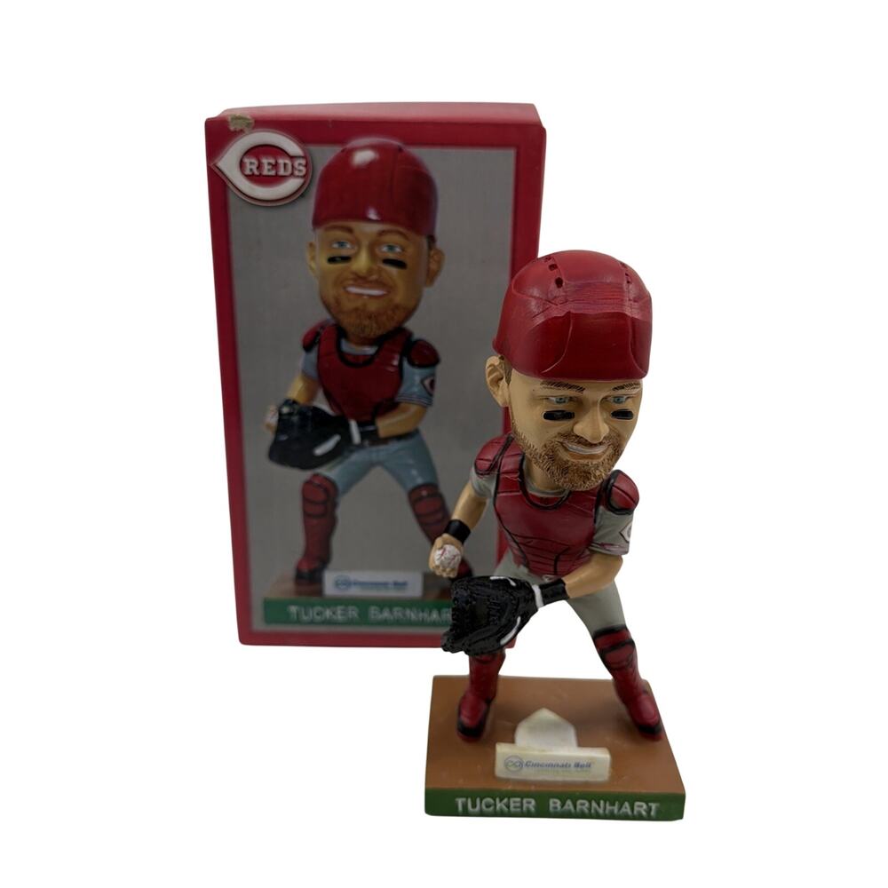 Tucker Barnhart Cincinnati Reds 2017 Fan Vote Bobblehead SGA NIB Cincinnati Bell